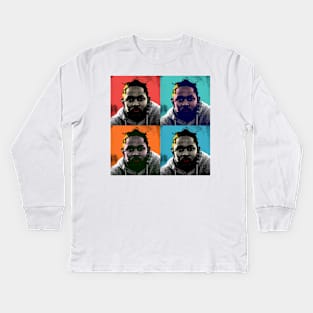 Pop Art Kendrick Kids Long Sleeve T-Shirt